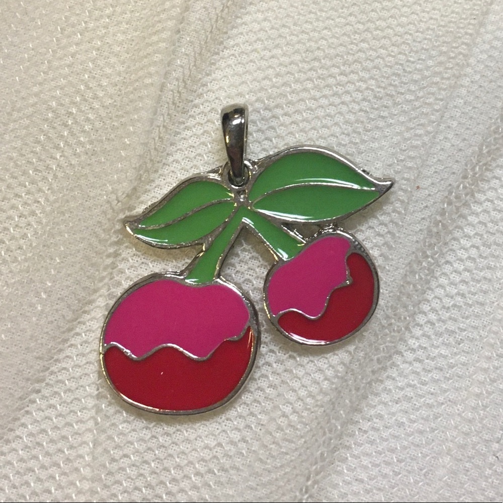 Cherry Necklace Pendant